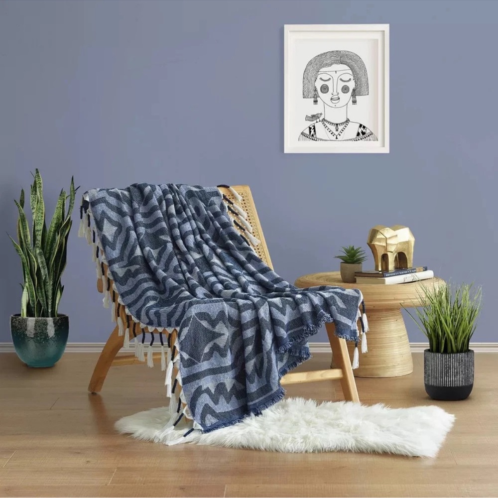 Nwt Jungalow Profil Throw Blanket
